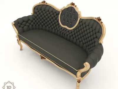 Interior Sofa and Armchair 33 - For CNC and Interior 3D model