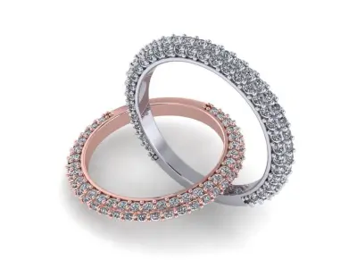 Wedding band Version9 3D print model