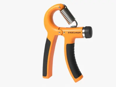 Hand Gripper Low-poly 3D model