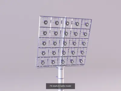 LED Solar Street Light model G3 3D Model Collection