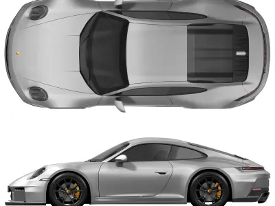 Porsche 911 Carrera GTS 2025 3D model