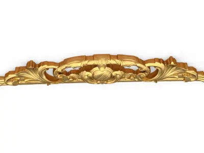 Classic carved decor ornament 359 3D model