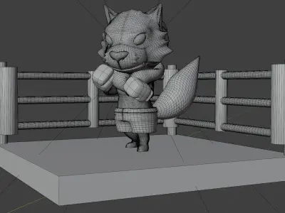 Knuckle Wolf 3D model