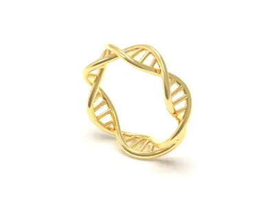 Dna Ring 3D print model