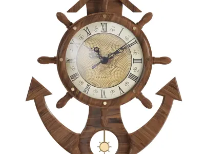 wall clock 55 3D model