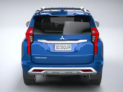 Mitsubishi Pajero Sport 2021 3D model