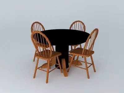 Dining Table Free 3D model