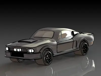 Ford Mustang 1967 Eleanor Free 3D print model