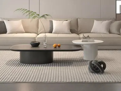 Sofa combination 3D model