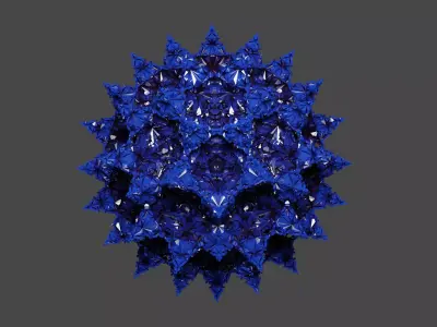 religion kaleidoscope decorative accessories 3D model