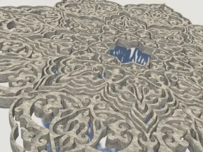 Islam Ornament Free 3D model