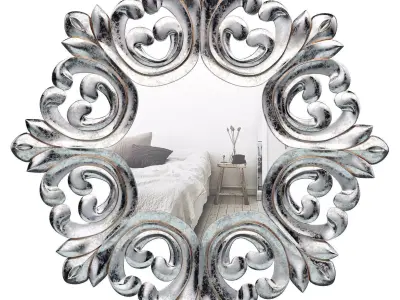 Burren Well-Designed Accent Mirror BNZC1573 3D model