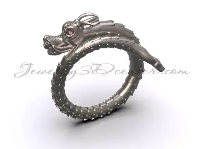 ring dragon MR 40 3D print model
