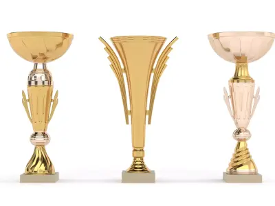 Trophy Cups 3D model 73
