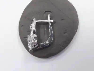 Luxury Jewelry CAD Model  Ring and Earrings 3D print model