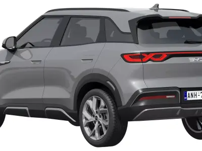 BYD YUAN PRO 2025 3D model