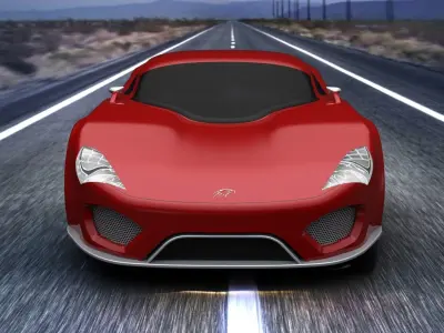 Super car Concept  3D model