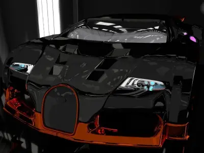 Customized veyron 3D model