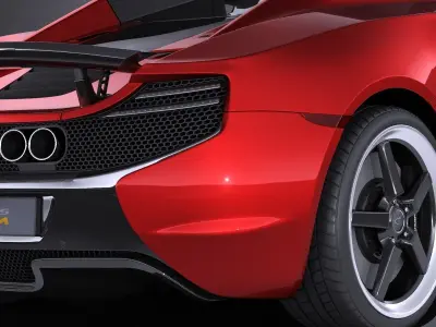 McLaren 650S Can-Am 2017 VRAY 3D model