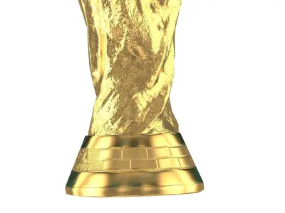 FIFA World Cup Trophy Low Poly 3D model