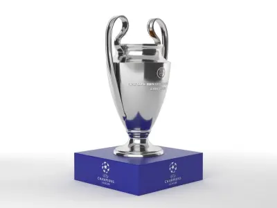 Champions League Trophy 3D model