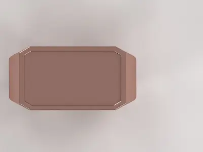 Square Signet Ring Size 10 Mens Ring Jewelry 3D print model