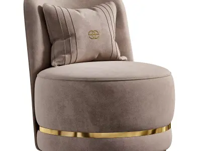 Perla Armchair by Elve Luxury 3D model