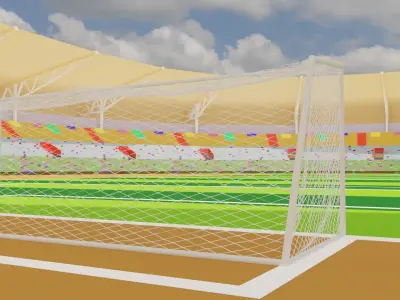 3D - Football stadium Model-without seats 3D model