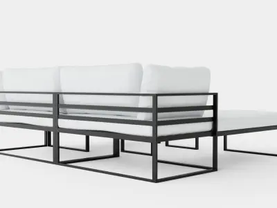 Wexford Corner Set Low-poly 3D model