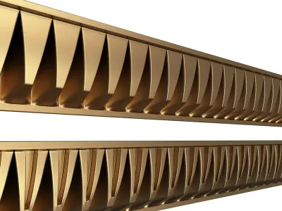 Ornament Element Molding 014 Low-poly 3D model