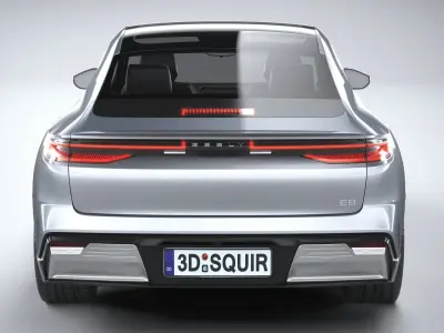 Geely Galaxy E8 2024 3D model