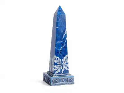 Cerulean Obelisk Dcor model pack Low-poly 3D model