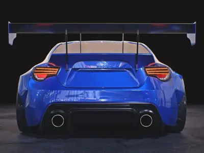 subaru BRZ Rocket Bunny V3 3D model