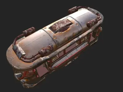 Air BUS  Low-poly 3D model