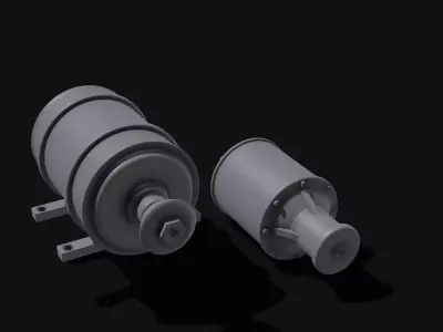 Brake Zylinder 3dprint Locomotive 3D print model