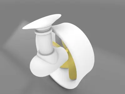Propeller With Duct 3D model