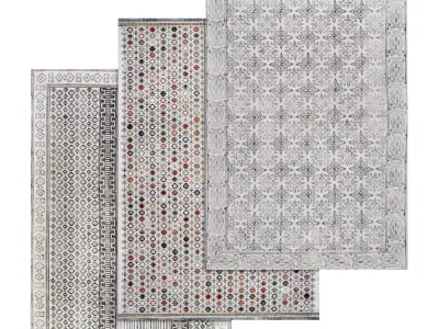Rug Set 1659 3D model