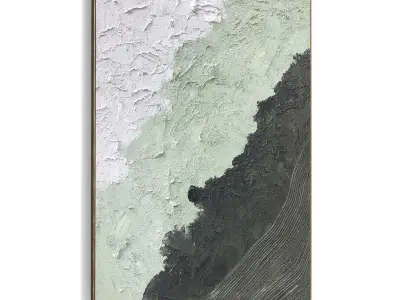 Plaster Two Photo Frame 365 Low-poly 3D model