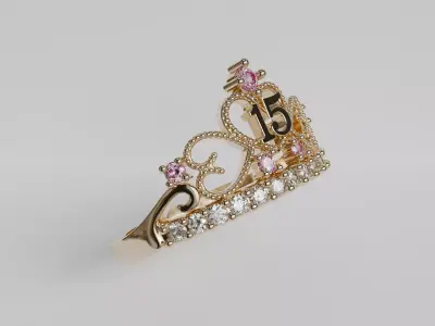 ring for fifteen 3D print model