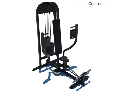 Pec Dec Fly Machine - Gym Equipment 3D model