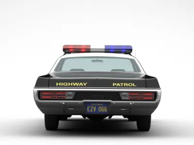 Dodge Polara Police 3D model