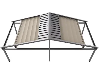 Motorized Pergola 5a 3D model