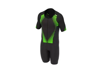 Mens Aero Sleeved Tri Suit 3D model