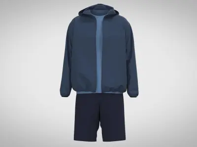 Casual Sport Outfit 3D model