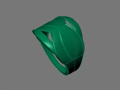 Women Ring Plain Ring Ready STL 3DM Models Womens Rings 3D print model 63