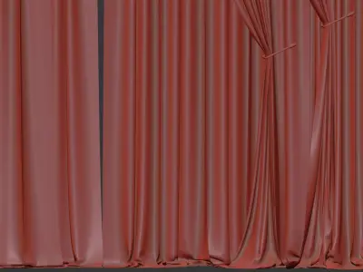 Curtain modern 12 3D model