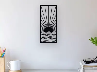 Abstract Wall Art 3D print model 44