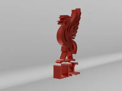 Liverpool Football Club Team Logo 3D model