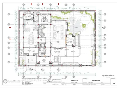 classic villa model revit templete family 3D model