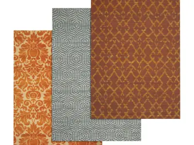 Rug Set 457 3D model